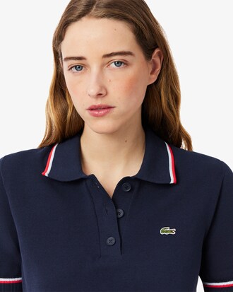 Cropped 3D Naadloos Stretch Katoenen Polohemd