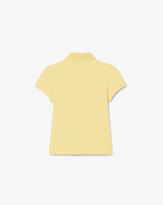 Piqu&eacute; Polo met Geschulpte Kraag