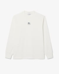 Langmouwig Lacoste T-shirt met Print