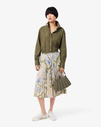 Plooirok met Geprinte Kaart