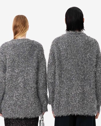 Runway Lurex Gebreide Cardigan