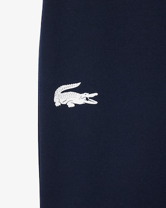 Fleece Pyjamashort met Rechte Pasvorm