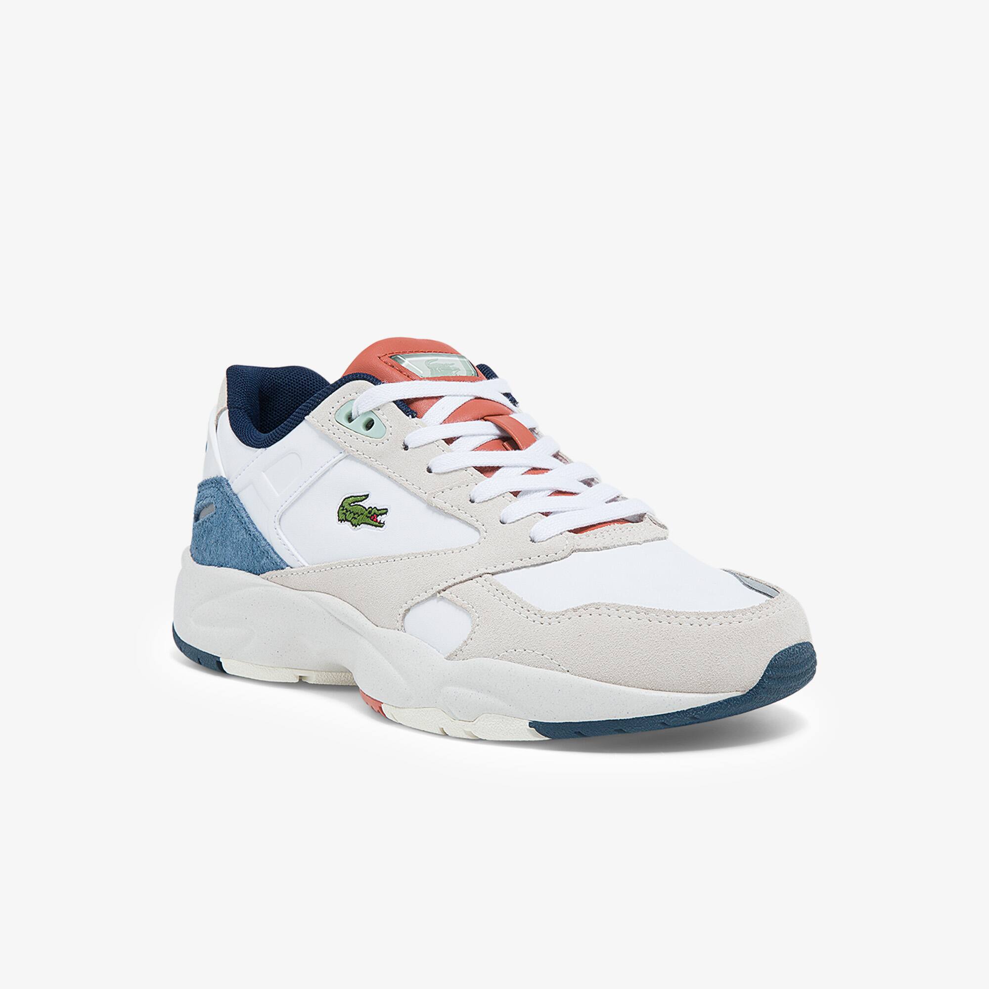 Storm 96 Lo-sneakers dames van synthetisch materiaal, suède en leer |  LACOSTE