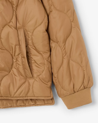 Unisex Gequilte Parka met Capuchon