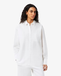 Oversized Katoenen Popeline Hemd