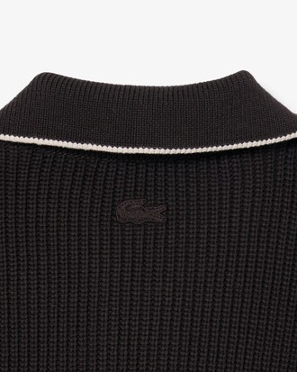 Katoenen Polojurk met Badge Accenten