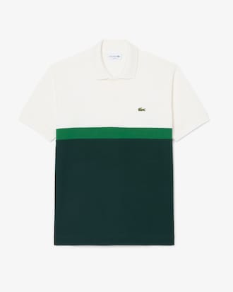 Classic Fit Colourblock Petit Piqu&eacute; Polohemd