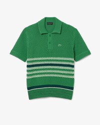 Runway Kanten Gestreepte Sweater met Polokraag