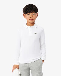 Langmouwig Petit Piqué Polohemd