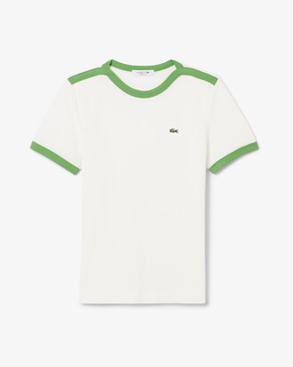 Katoenen Petit Piqu&eacute; T-shirt