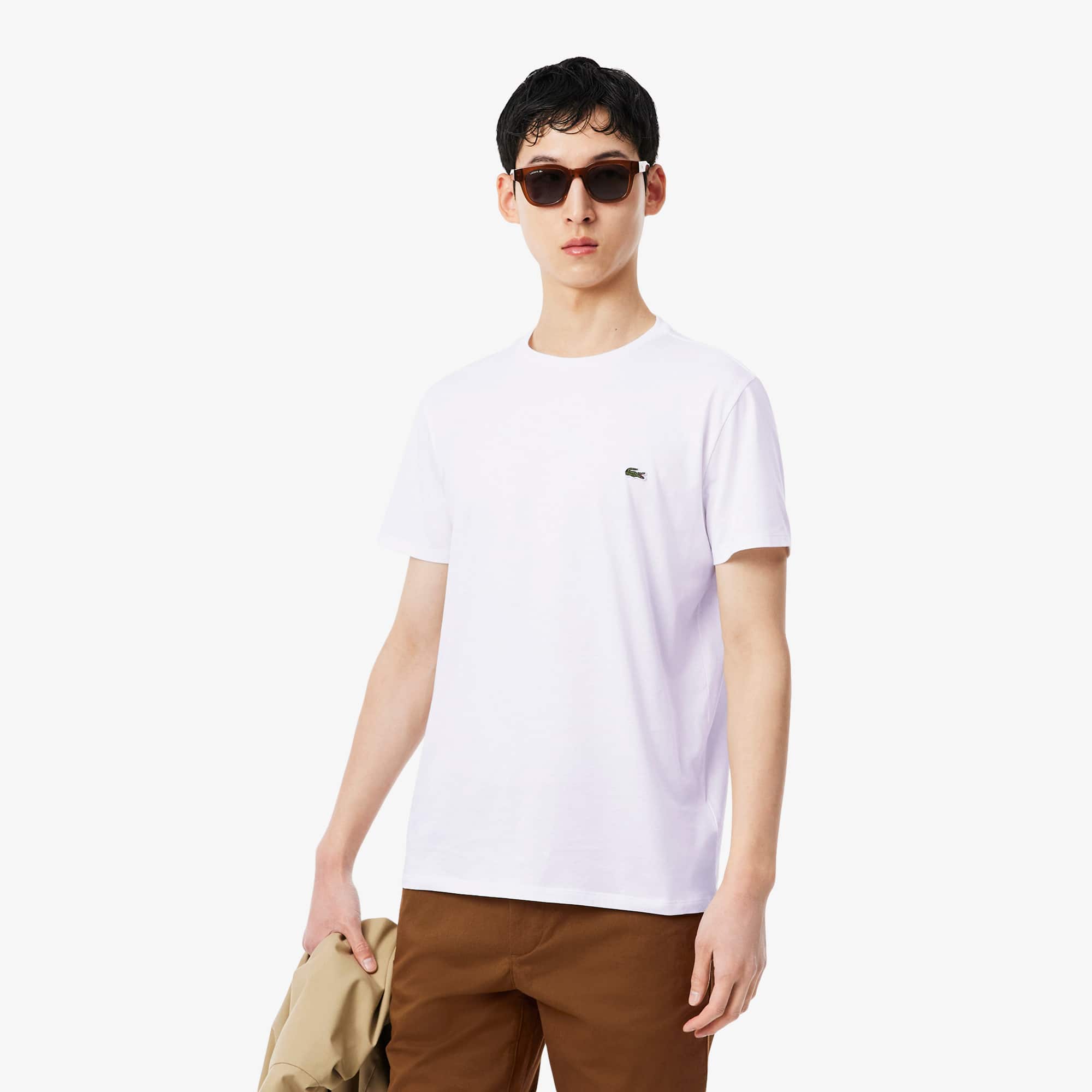 lacoste algodão pima