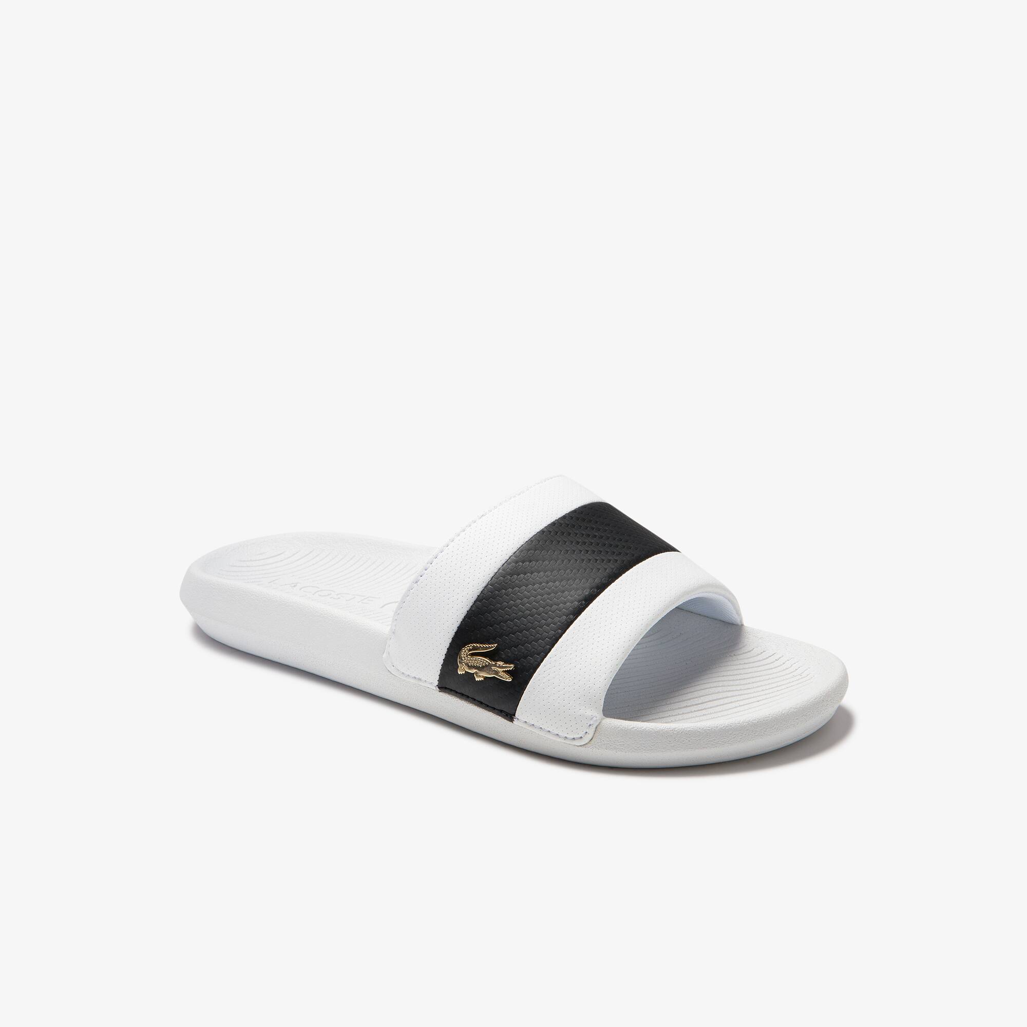 Chinelo lacoste branco masculino clearance