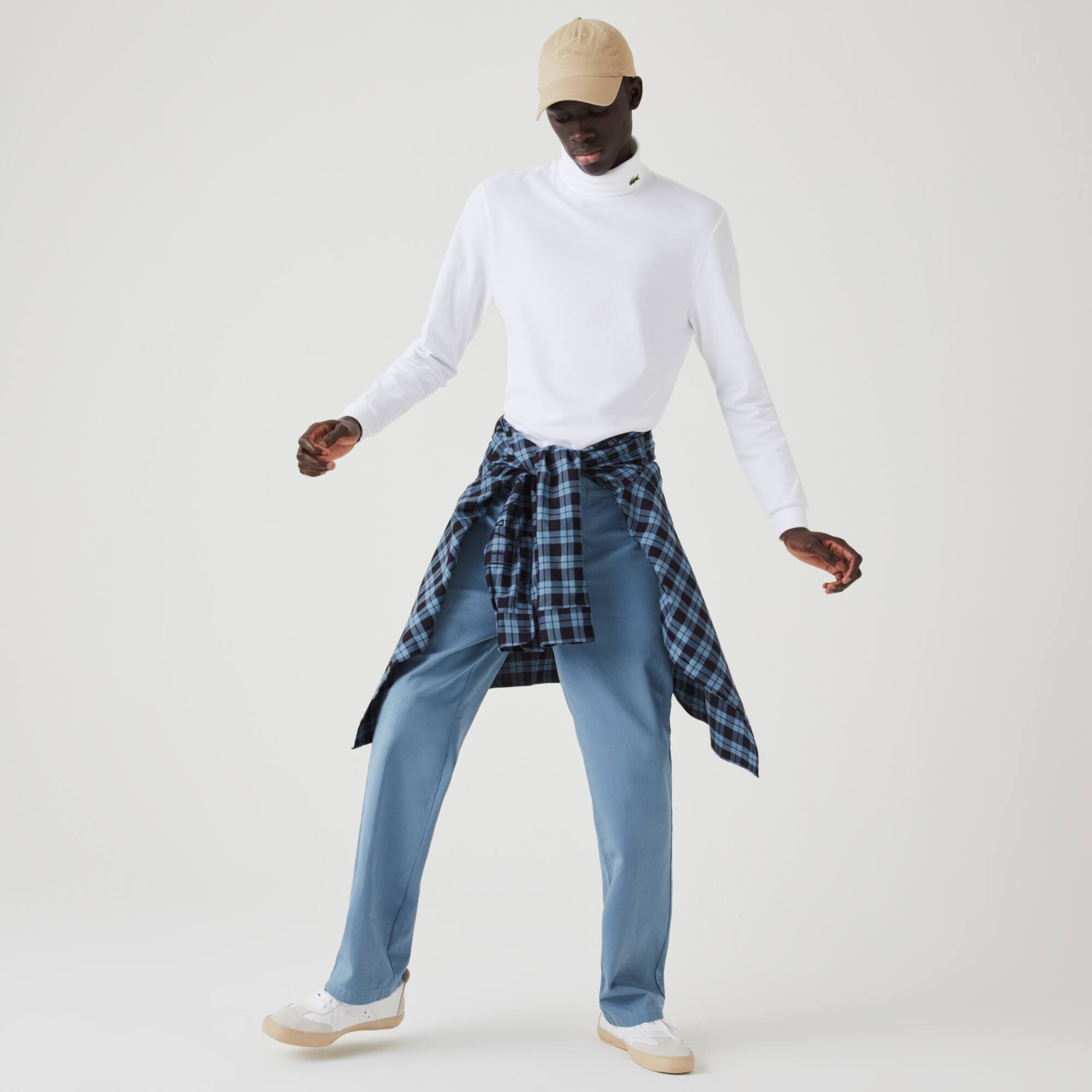 blusa gola alta lacoste