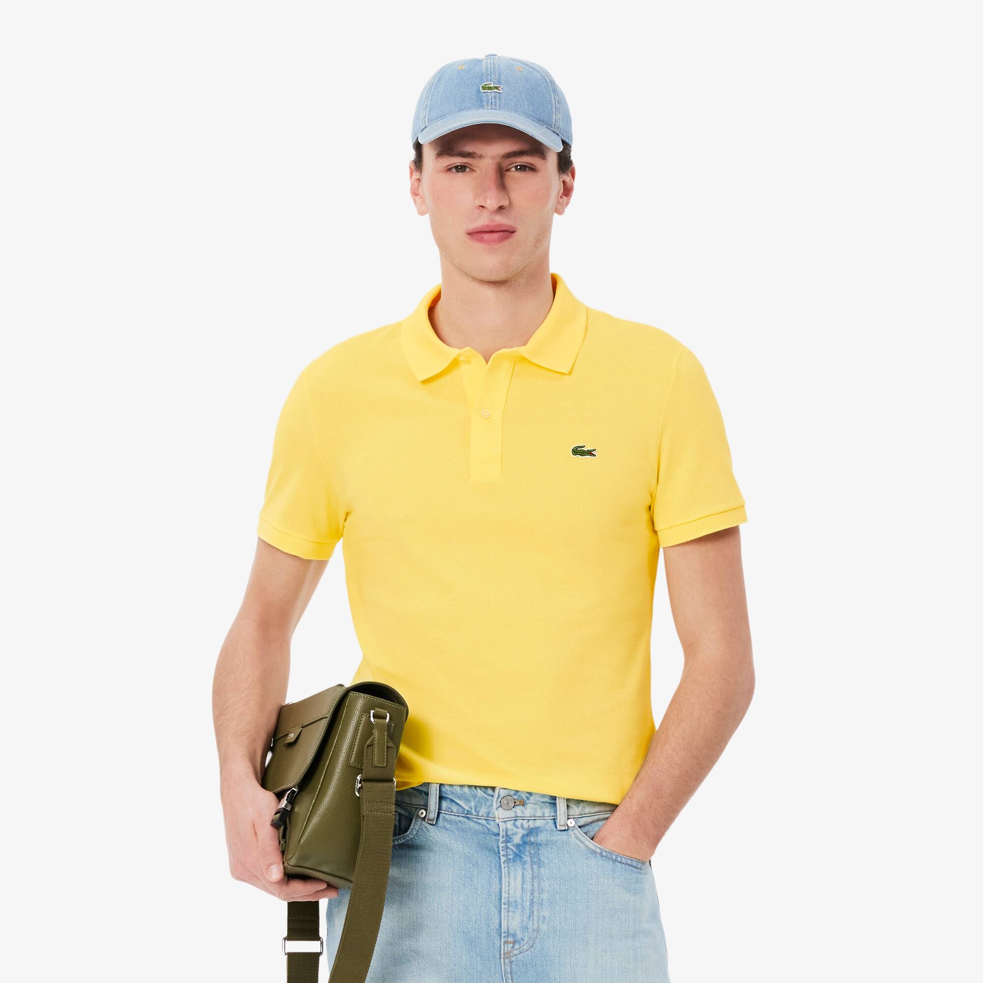 Camisa Polo Masculina Slim Fit Em Petit Piquet Lacoste