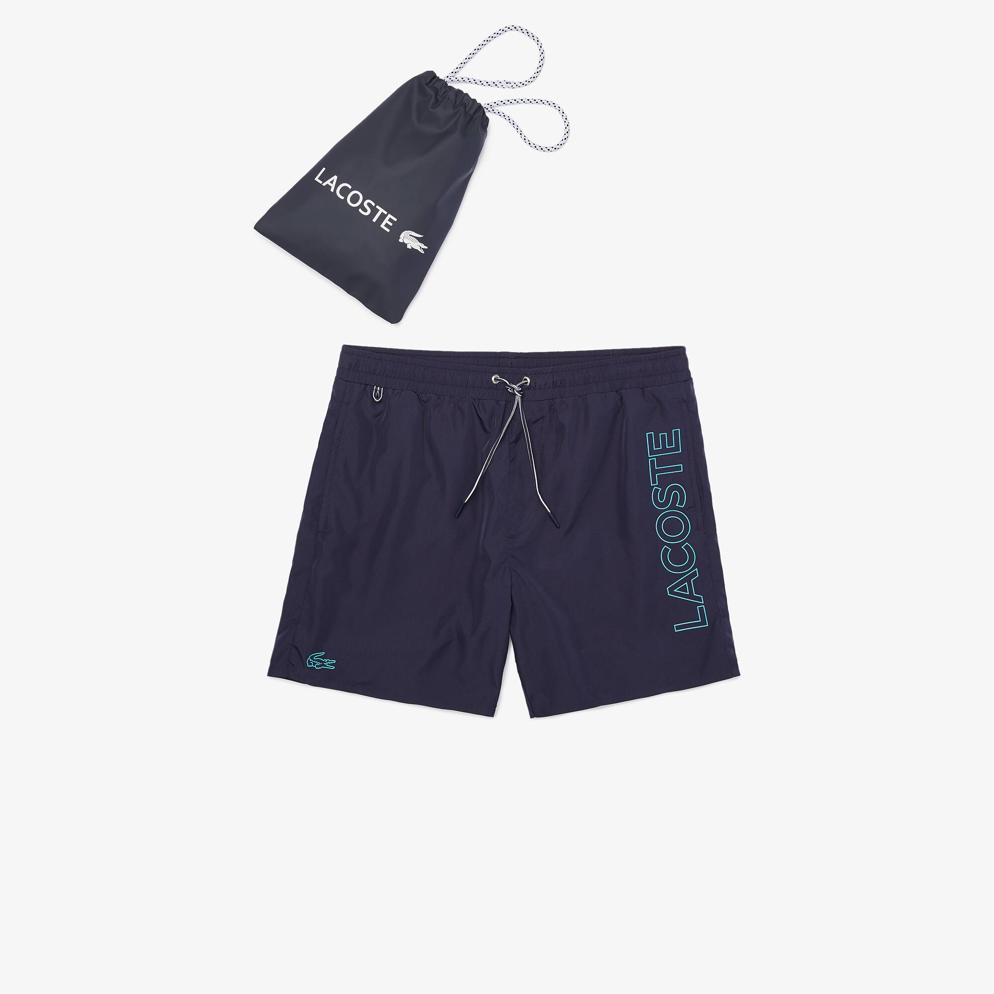 Short de banho lacoste Clearance