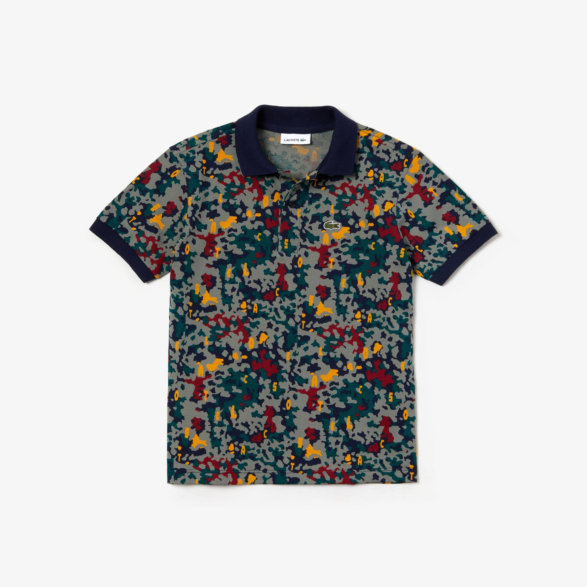 polo lacoste camuflada