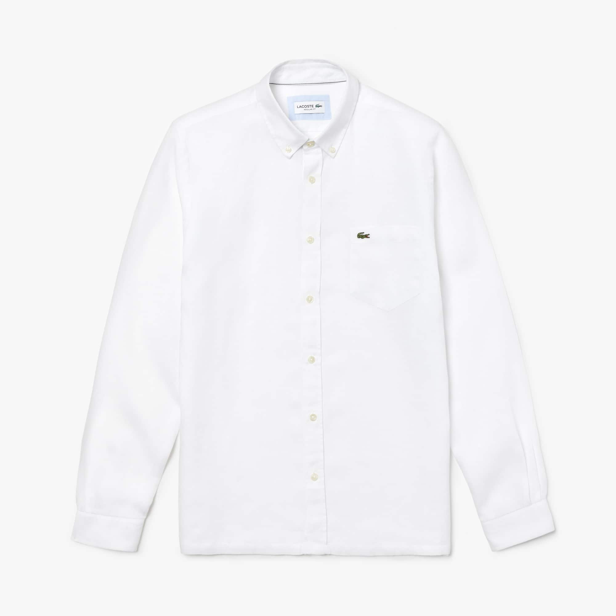 Camisa regular fit lacoste clearance