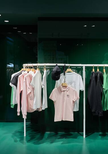 Lacoste opens a flagship store in Hong Kong's iconic Pedder Building