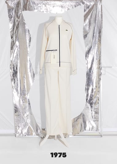 Lacoste's first tracksuit, 1975