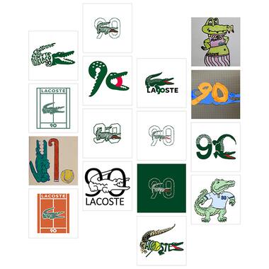 Lacoste Creative Challenge badges