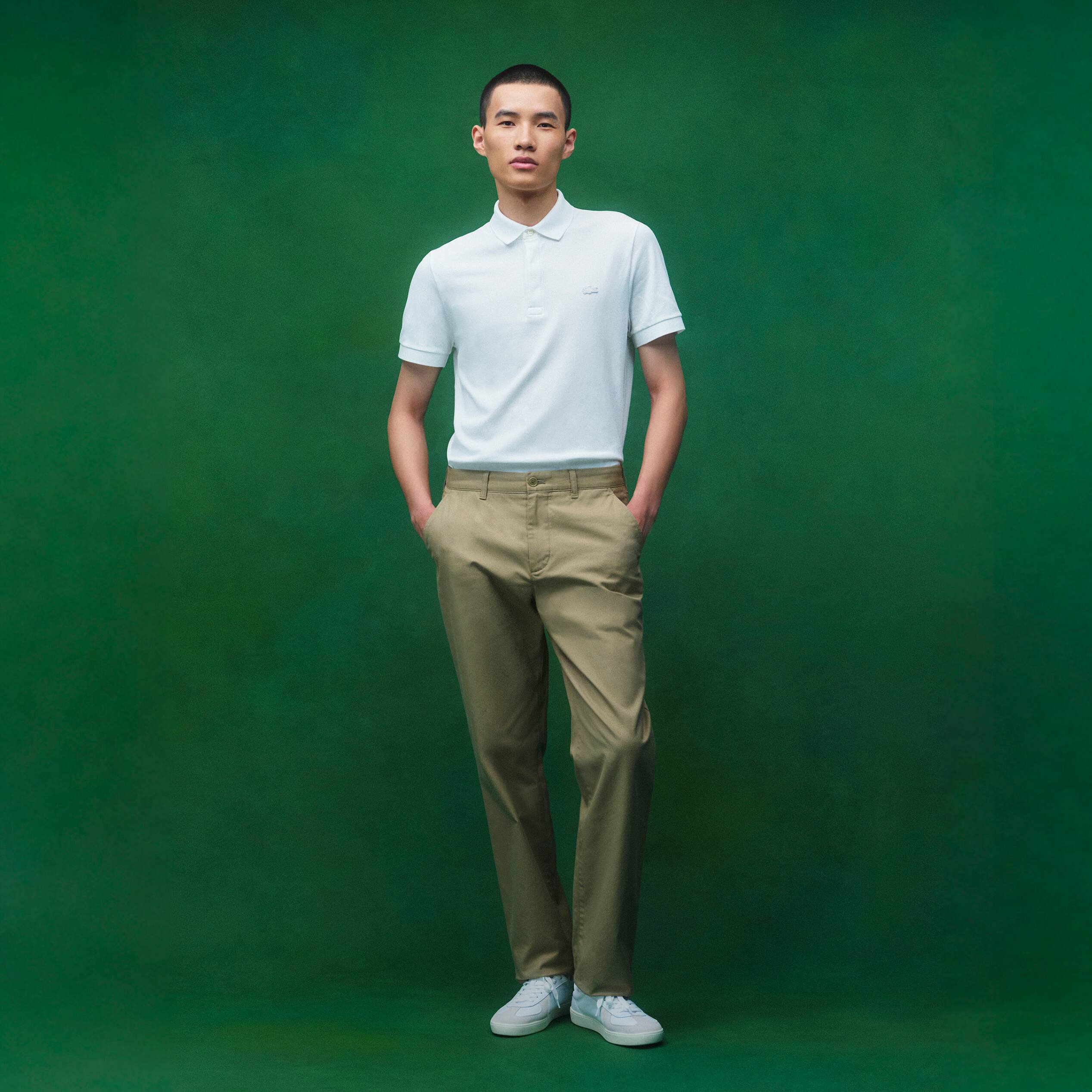 Regular Fit Linen Twill Pants - Trackpants - New In 2025