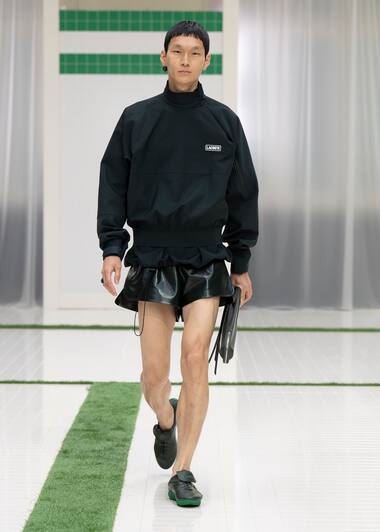 Lacoste SS26 runway show look