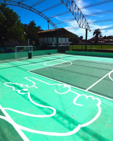 Multi-sports field in Trancoso, Brazil