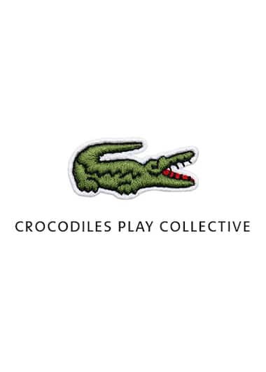 Crocodile iconique vert brod&eacute; Lacoste