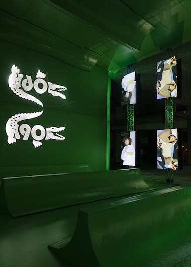 Installation Lacoste au festival Sonar 2023