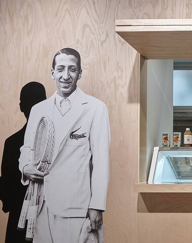 Lacoste café in Lacoste Harajuku store, Tokyo