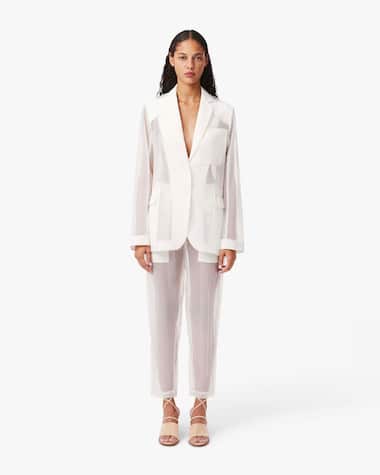 Pantalone tailleur, sfilata di moda 2014 © Archivi Lacoste