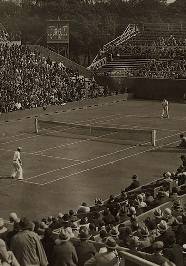 Roland-Garros stadium, René Lacoste against Jean Borotra.