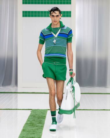 Lacoste SS26 runway show look