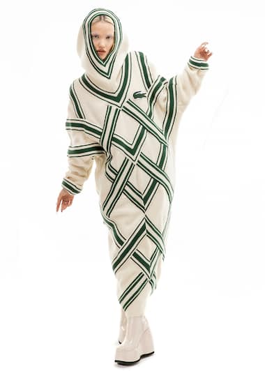 "Vestito in maglia" Lacoste x Freaky Debbie 2023