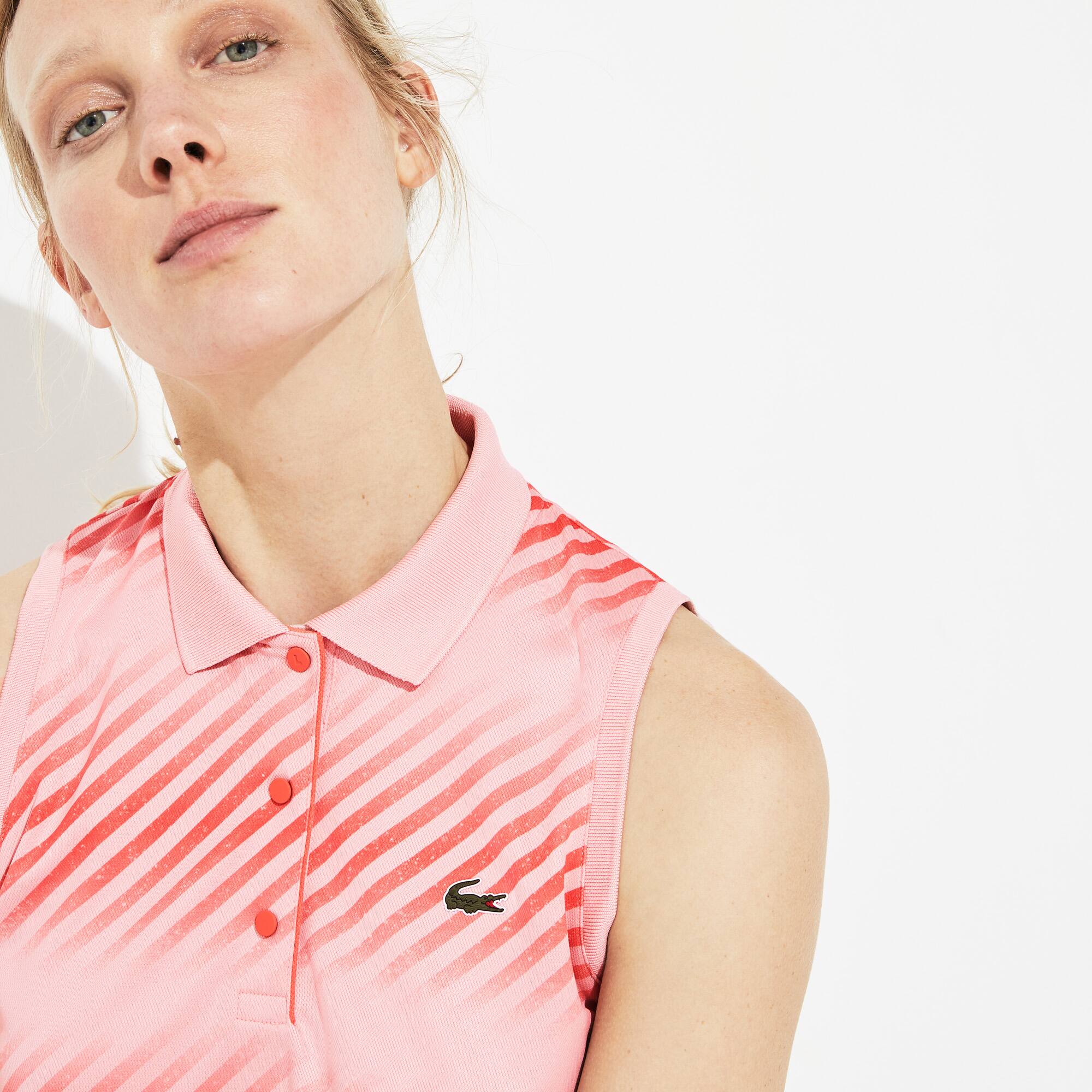 Damen LACOSTE SPORT TennisPoloshirt mit Schattenstreifen LACOSTE