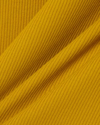 Slim Fit-T-Shirt aus gerippter Baumwolle