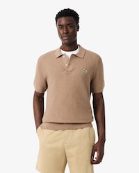 Classic Fit-Polohemd aus Strick