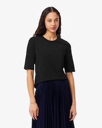 T-Shirt aus weicher Baumwolle mit Dreiviertel&auml;rmeln