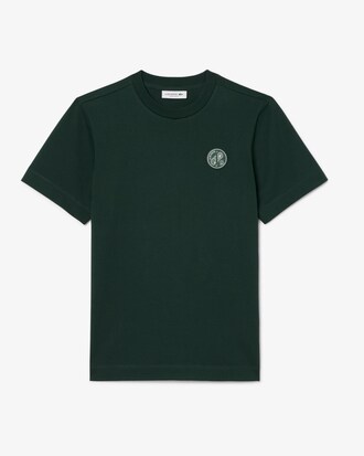 Regular Fit-T-Shirt aus Baumwolle mit Badge-Akzent
