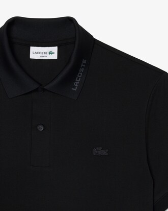 Slim Commuter Fit-Polohemd aus Piqu&eacute; mit Branding aus Jacquard