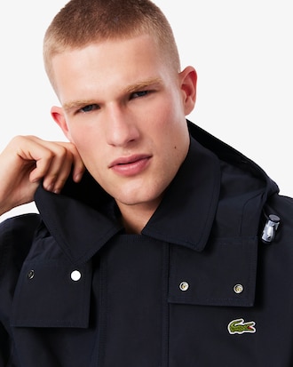 Mittellanger, wasserabweisender Parka mit Kapuze