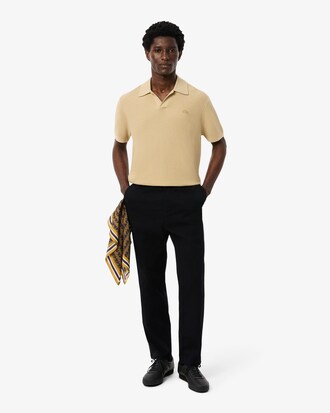 Regular Fit-Chinohose aus Baumwollgabardine