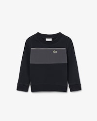 Sweatshirt aus Fleece mit Colorblock-Design
