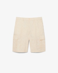 Cargo-Bermudashorts mit Print, Straight Fit