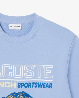 Sweatshirt aus Fleece mit Stickmotiv