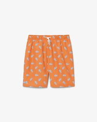 Einfarbige Badehose aus Taft