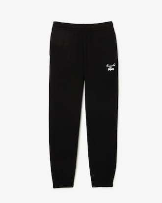 Trainingshose aus Fleece mit Logo