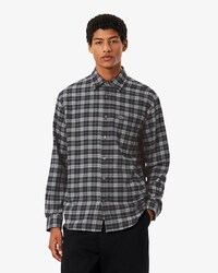 Regular Fit-Hemd aus kariertem Flanell