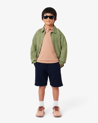 Polohemd aus Petit Piqué