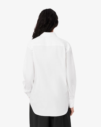 Oversized-Hemd aus Baumwollpopeline